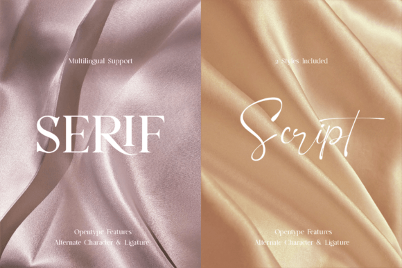 Doren Perfume Font PNG with transparent background - Preview 3
