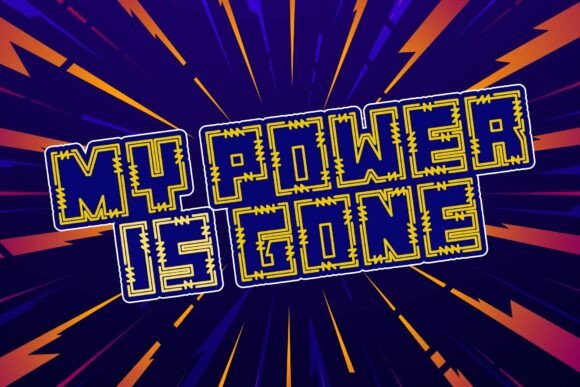Electric Current Font - Preview 2
