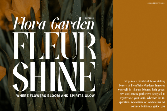 Fiably Manor Font - Preview 2