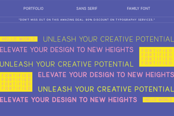 Fortified Font - Preview 1