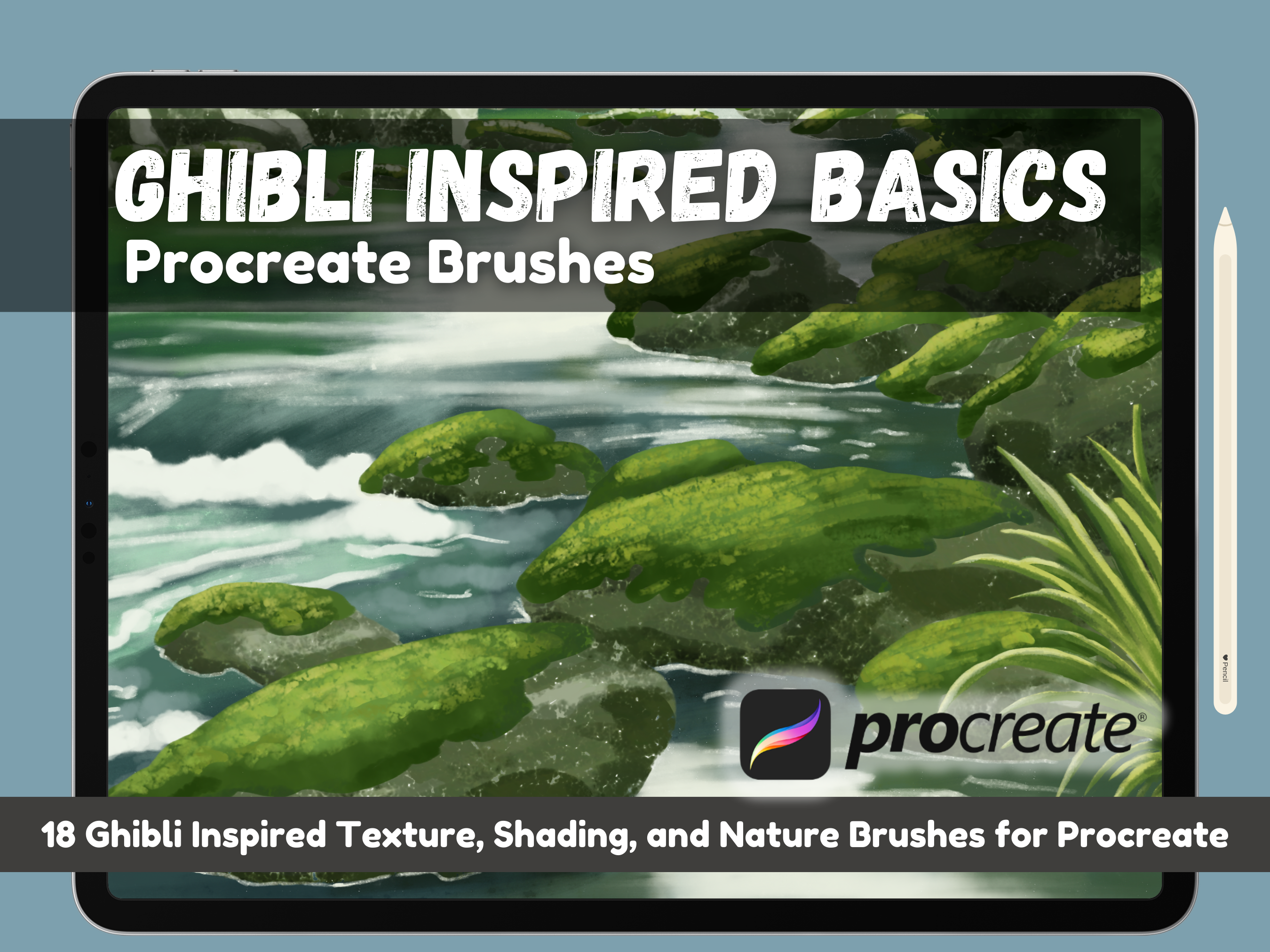 Ghibli-Inspired Basics Procreate Brushes - photo 1