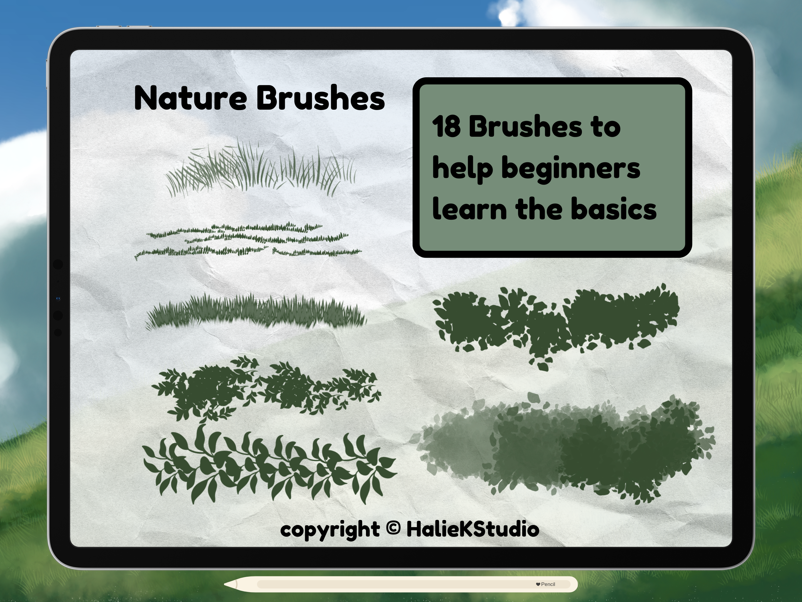 Ghibli-Inspired Basics Procreate Brushes - photo 3