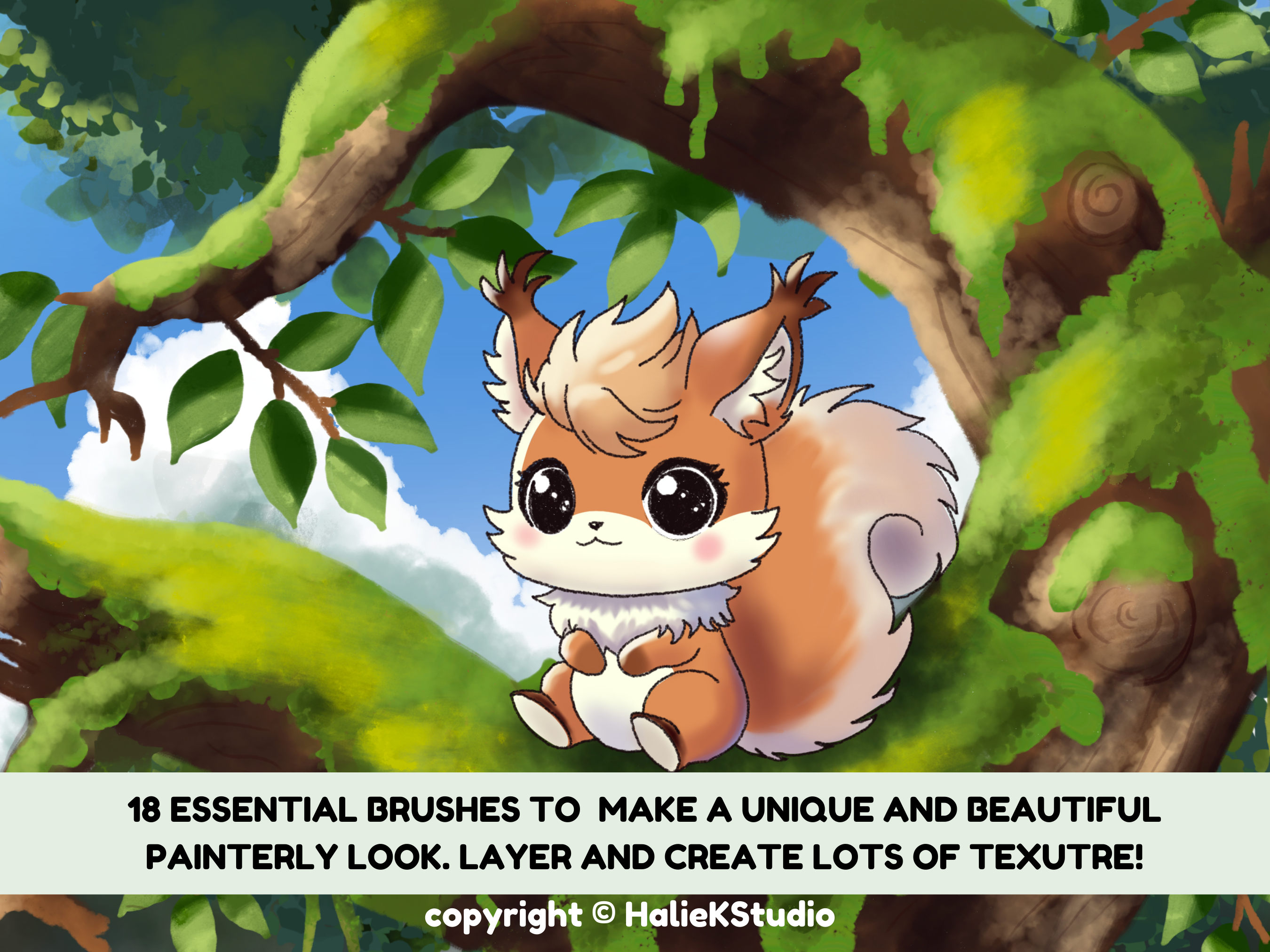 Ghibli-Inspired Basics Procreate Brushes - photo 5