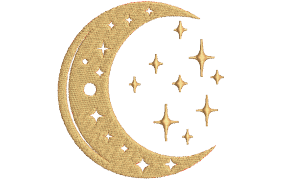 Golden Moon Embroidery