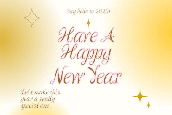Golden Ribbons Font - Preview 1