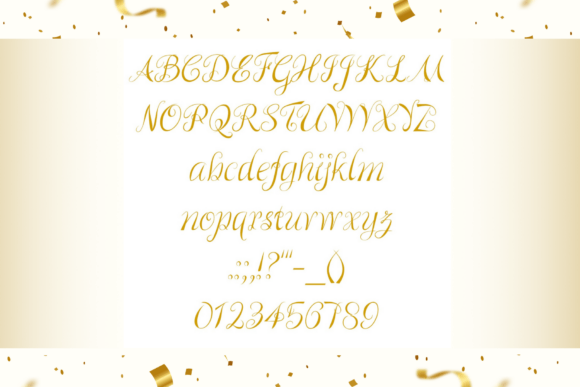 Golden Ribbons Font - Preview 2