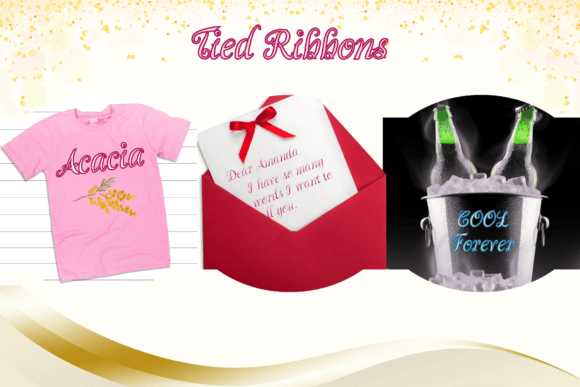 Golden Ribbons Font - Preview 4