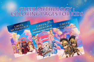 Greek Mythology Kids Coloring V07 Graphic by Sahad Stavros Studio ...