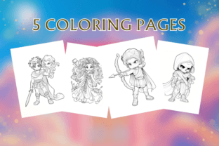 Greek Mythology Kids Coloring V10 Graphic by Sahad Stavros Studio ...