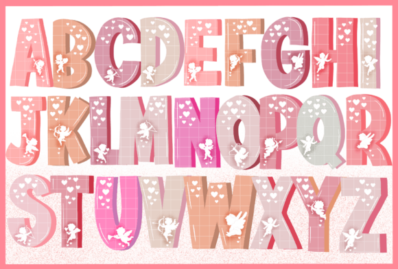 Happy Valentines Day Font - Preview 1