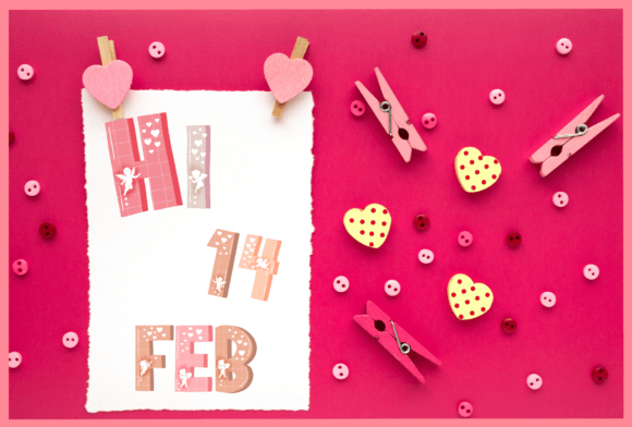 Happy Valentines Day Font - Preview 4