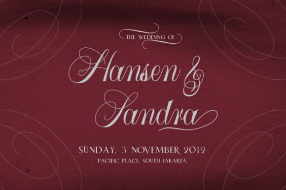 Larasati Font font preview - 2
