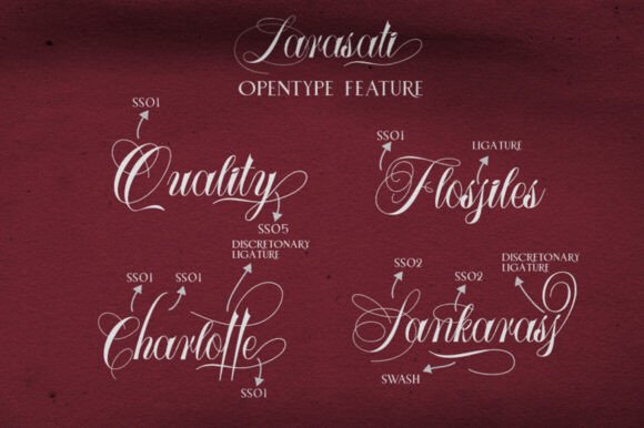 Larasati Font font preview - 3