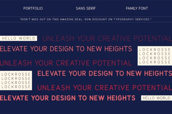 Lockrosse Font PNG with transparent background - Preview 1