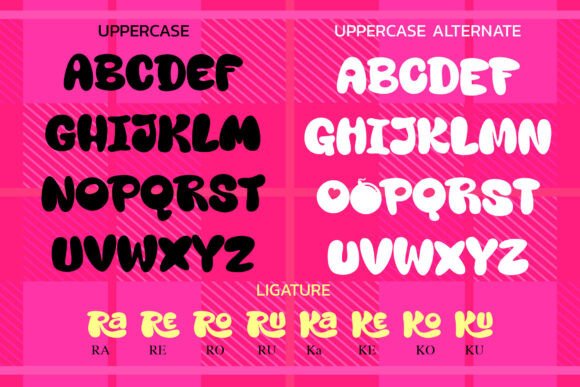 Lovexxbomb Font PNG with transparent background - Preview 5