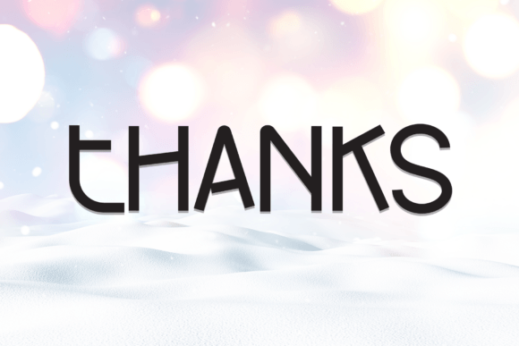 Magic Winter Font PNG with transparent background - Preview 6