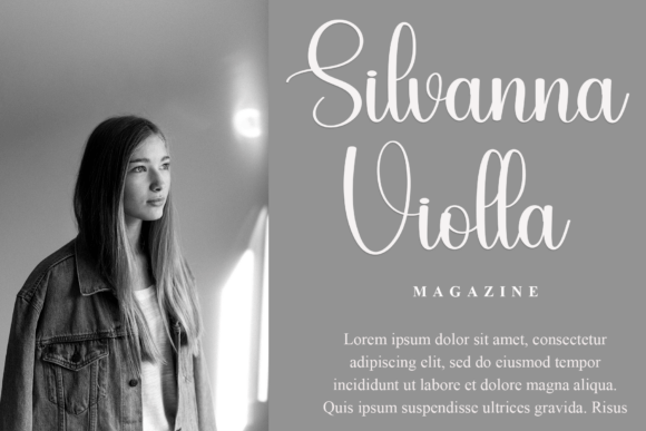 Magnificent Font PNG with transparent background - Preview 1