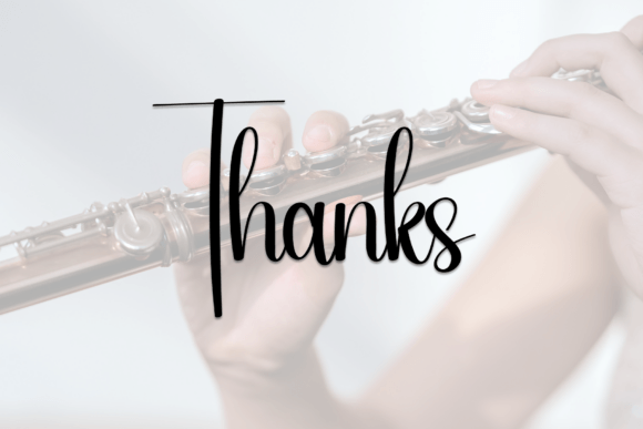 Melody Romantic Font PNG with transparent background - Preview 4