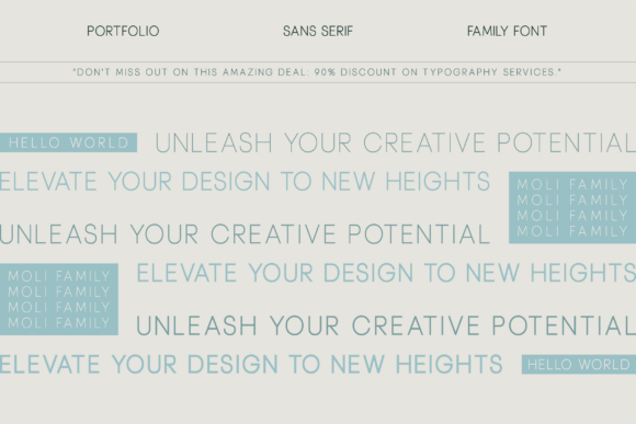 Moli Font PNG with transparent background - Preview 1