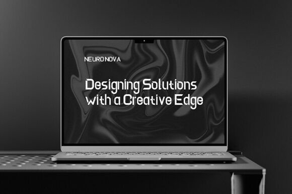 Neuronova Font PNG with transparent background - Preview 3