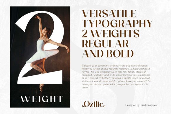 Ozilic Font PNG with transparent background - Preview 1