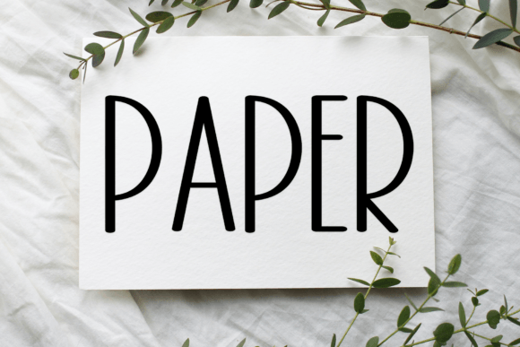 Paper People Font PNG with transparent background - Preview 4