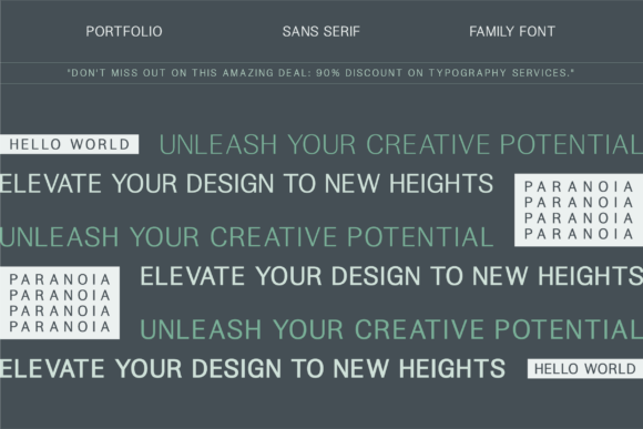 Paranoia Font PNG with transparent background - Preview 1