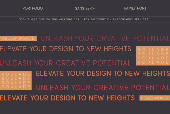 Roulade Font PNG with transparent background - Preview 1