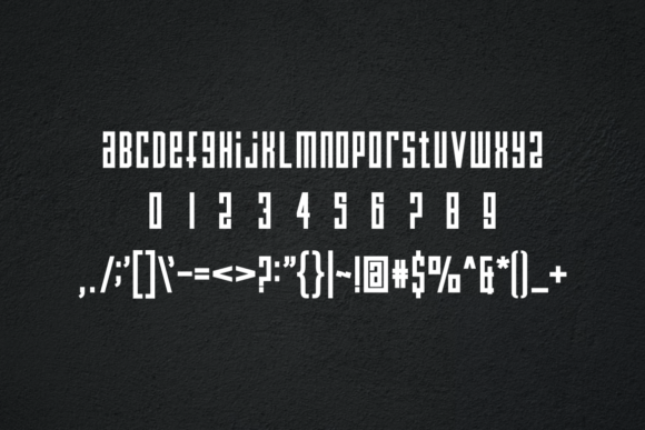 Small Large Font PNG with transparent background - Preview 3