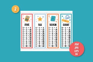 Times Table Printable Multiplication PDF Graphic by AnnaViolet store ...