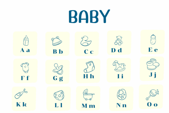 Baby Font - Preview 1