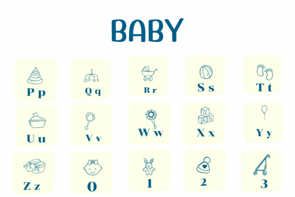 Baby Font - Preview 2