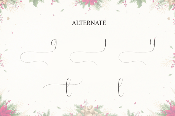 Beauty Christmas Font - Preview 6