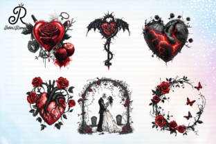 Black Dark Gothic Love Romance Valentine Graphic by Jafar1Rampersad ...