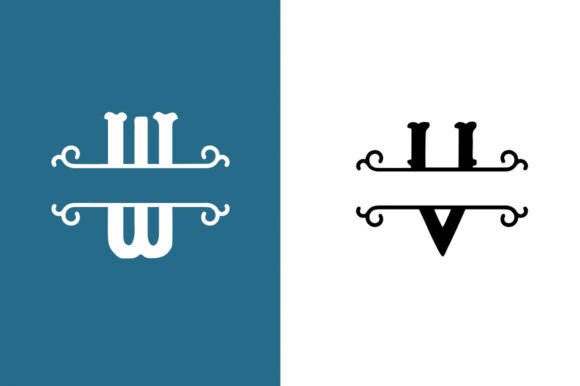 Christmas Monograms Font PNG with transparent background - Preview 3