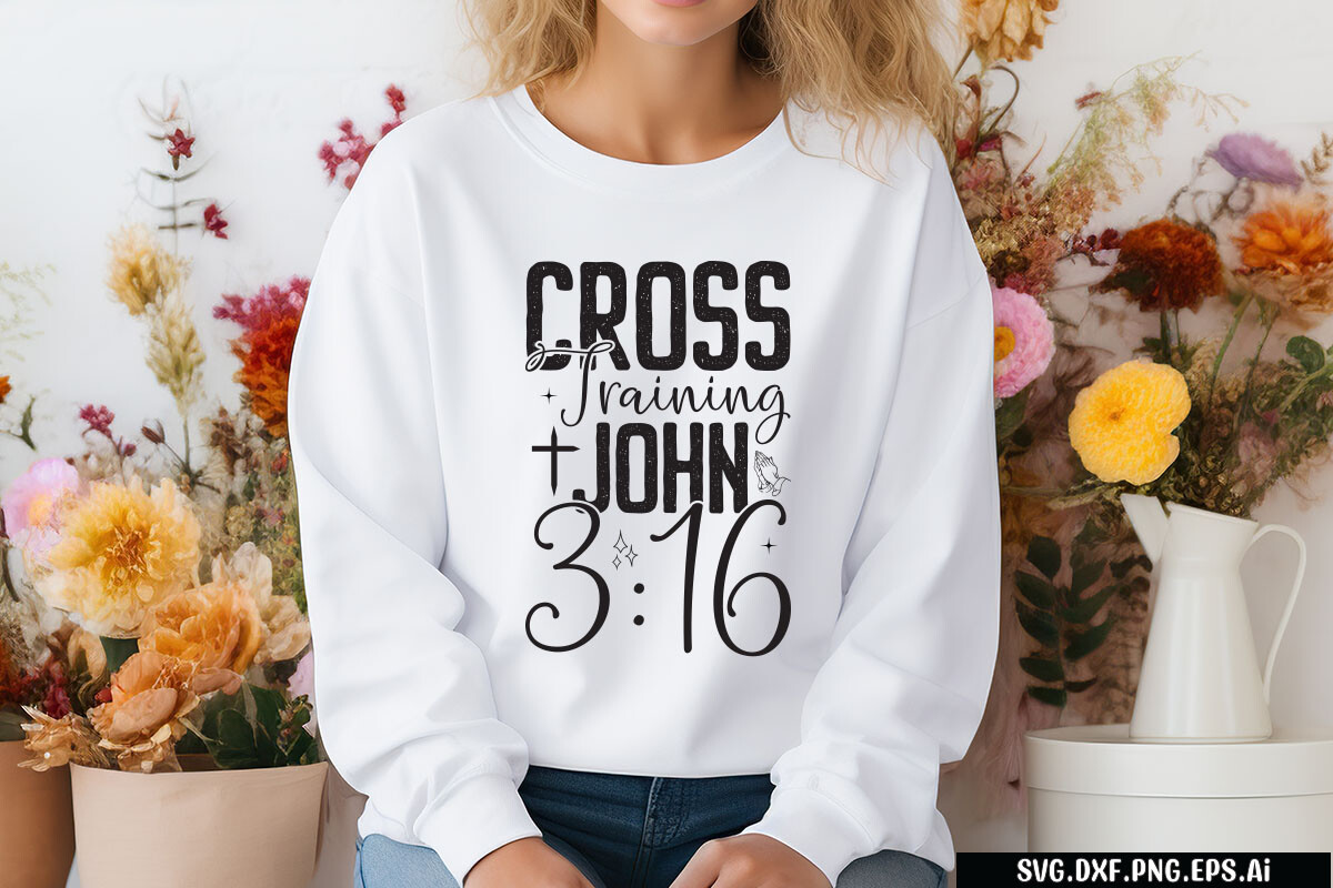 Cross Training John 3:16 Graphic by Teebusiness41 · Creative Fabrica