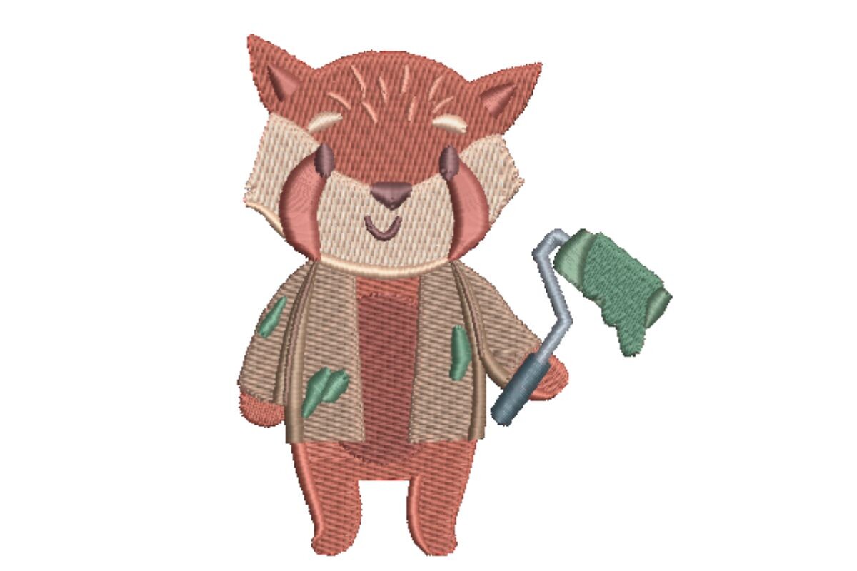 Fox Painter Embroidery