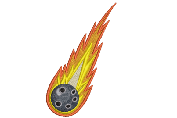 Space Meteor Embroidery