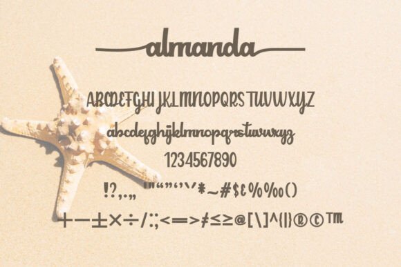 Almanda Font - Preview 3