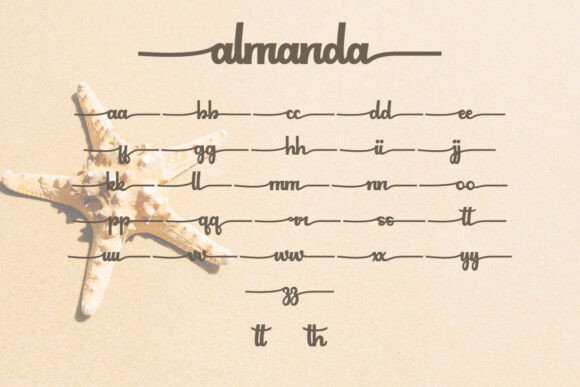Almanda Font - Preview 4