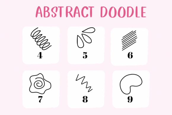 Abstract Doodle Font - Preview 3