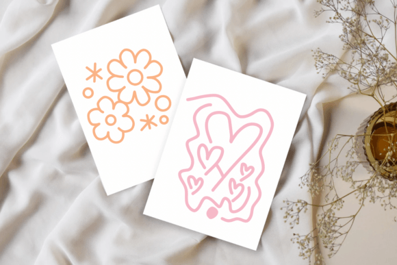 Abstract Doodle Font - Preview 6