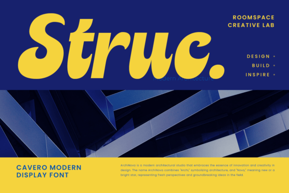 Cavero Font - Preview 1