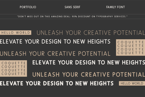 Coquette Font - Preview 1