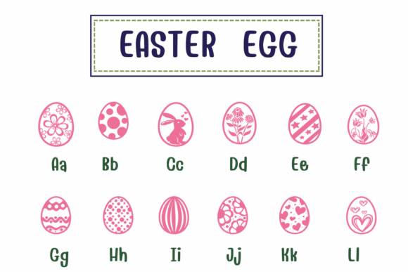 Easter Egg Font - Preview 1