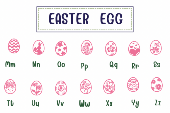 Easter Egg Font - Preview 2
