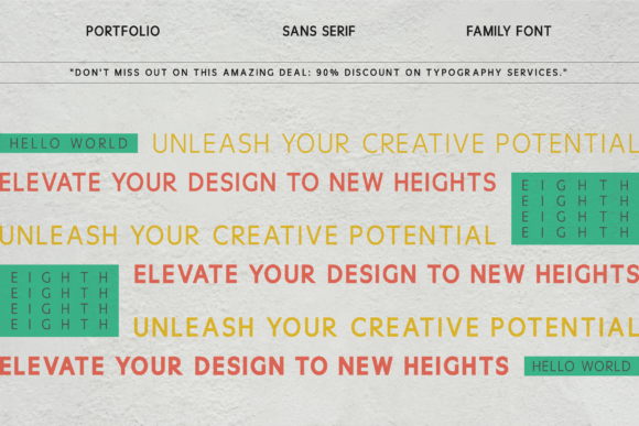 Eighth Font PNG with transparent background - Preview 1