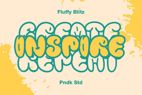 Fluffy Blitz Font - Preview 2