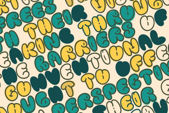 Fluffy Blitz Font - Preview 6