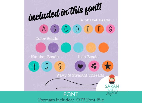 Friendship Bracelet Font - Preview 1